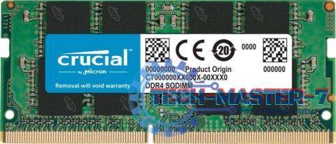 Pamięć CRUCIAL (SODIMM/DDR4/16 GB/3200MHz/22CL/SINGLE) Pamięć CRUCIAL (SODIMM/DDR4/16 GB/3200MHz/22CL/SINGLE)