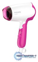 Suszarka do włosów PHILIPS BHD003/00 (1400W /Biało-różowy )