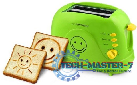 Toster ESPERANZA Smiley EKT003 (750W /Zielony ) Toster ESPERANZA Smiley EKT003 (750W /Zielony )