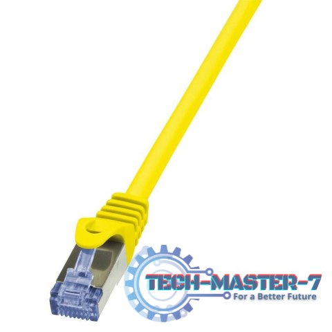 LOGILINK S/FTP Cat.6a 1 m Żółty 1 Patchcord LOGILINK S/FTP Cat.6a 1 m Żółty 1 Patchcord