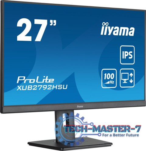Monitor IIYAMA XUB2792HSU-B6 (27" /IPS /100Hz /1920 x 1080 /Czarny) Monitor IIYAMA XUB2792HSU-B6 (27" /IPS /100Hz /1920 x 1080 /Czarny)