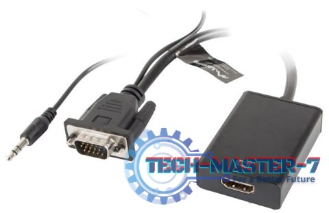 Adapter LANBERG AD-0021-BK VGA + Audio - HDMI Adapter LANBERG AD-0021-BK VGA + Audio - HDMI