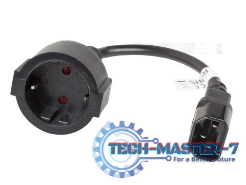 Kabel zasilający LANBERG IEC-320 C14 0.2m. CA-C14E-10CC-0018-BK Kabel zasilający LANBERG IEC-320 C14 0.2m. CA-C14E-10CC-0018-BK