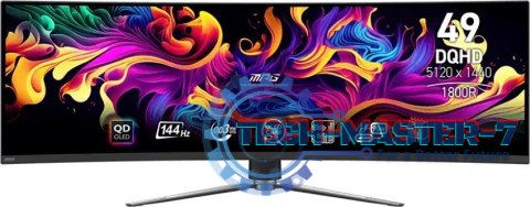 Monitor MSI MPG 491CQP QD-OLED (49" /OLED /144Hz /5120 x 1440 /Czarny) Monitor MSI MPG 491CQP QD-OLED (49" /OLED /144Hz /5120 x 1440 /Czarny)