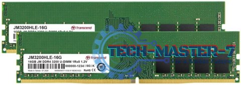 Pamięć TRANSCEND (DIMM/DDR4/32 GB/3200MHz/1.2V/22 CLCL/DUAL) Pamięć TRANSCEND (DIMM/DDR4/32 GB/3200MHz/1.2V/22 CLCL/DUAL)