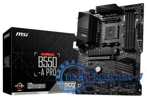 Płyta główna MSI B550-A PRO Socket AM4 ATX Płyta główna MSI B550-A PRO Socket AM4 ATX