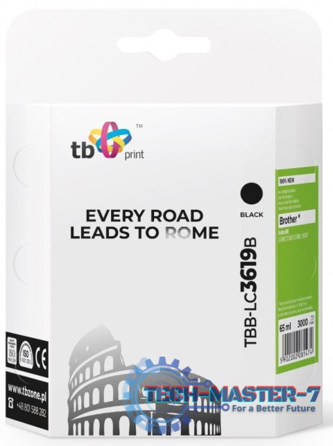 Tusz TB PRINT TBB-LC3619B LC3619BK Tusz TB PRINT TBB-LC3619B LC3619BK