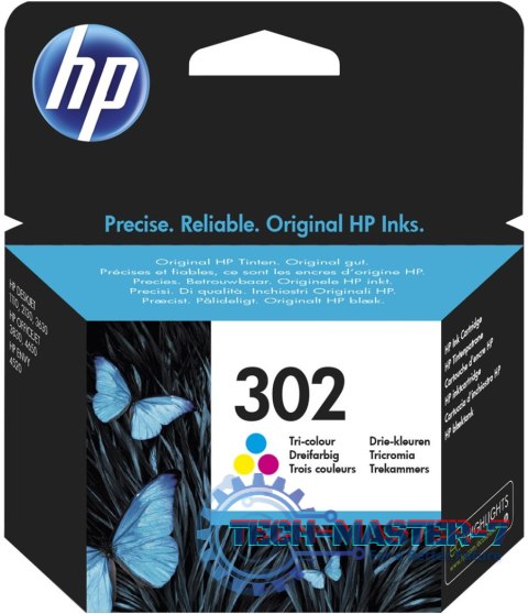 Wkład HP HP 302 Tricolor F6U65AE Wkład HP HP 302 Tricolor F6U65AE