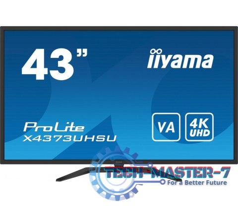 Monitor IIYAMA X4373UHSU-B1 (42.5" /VA /60Hz /3840 x 2160 /Czarny ) Monitor IIYAMA X4373UHSU-B1 (42.5" /VA /60Hz /3840 x 2160 /Czarny )
