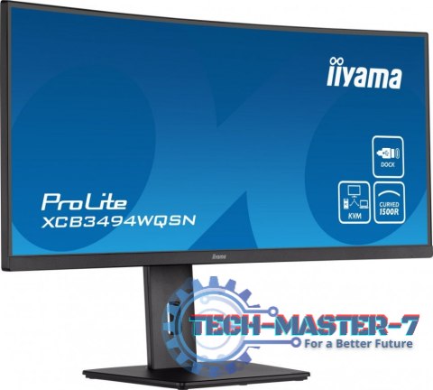 Monitor IIYAMA XCB3494WQSN-B5 (34" /VA /120Hz /3440 x 1440 /Czarny) Monitor IIYAMA XCB3494WQSN-B5 (34" /VA /120Hz /3440 x 1440 /Czarny)