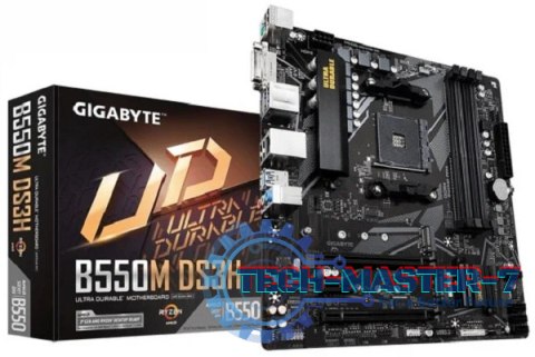 Płyta główna GIGABYTE B550M DS3H Socket AM4 MICRO ATX Płyta główna GIGABYTE B550M DS3H Socket AM4 MICRO ATX
