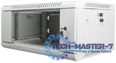 Szafa instalacyjna wisząca 19'' 4U 600X450mm szara (drzwi szklane) Szafa instalacyjna wisząca 19'' 4U 600X450mm szara (drzwi szklane)