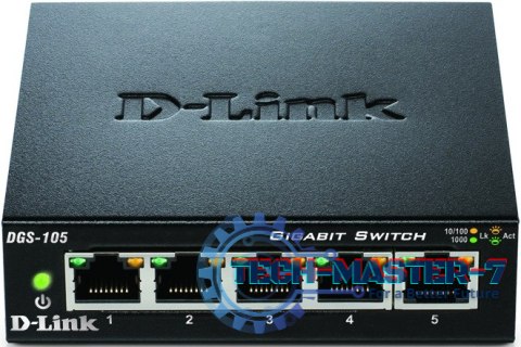 Przełącznik D-LINK DGS-105/E (5x 10/100/1000 ) Przełącznik D-LINK DGS-105/E (5x 10/100/1000 )