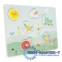 Drewniana tablica sensoryczna z różnymi rodzajami materiału ECOTOYS ECOTOYS Drewniana tablica sensoryczna z różnymi rodzajami materiału ECOTOYS ECOTOYS