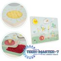 Drewniana tablica sensoryczna z różnymi rodzajami materiału ECOTOYS ECOTOYS Drewniana tablica sensoryczna z różnymi rodzajami materiału ECOTOYS ECOTOYS