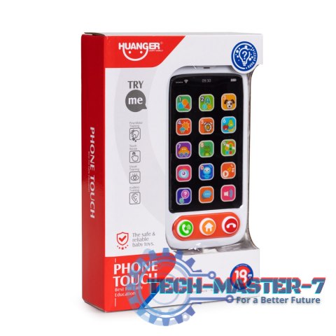 Telefon dotykowy smartfon interaktywny dla dzieci HUANGER Telefon dotykowy smartfon interaktywny dla dzieci HUANGER