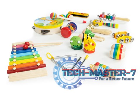 Zestaw drewnianych instrumentów dla dzieci 14 instrumentów ECOTOYS ECOTOYS Zestaw drewnianych instrumentów dla dzieci 14 instrumentów ECOTOYS ECOTOYS