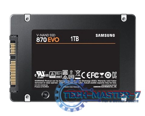 Dysk SSD SAMSUNG MZ-77E1T0B/EU 870 Evo (2.5″ /1 TB /SATA III (6 Gb/s) /560MB/s /530MB/s) Dysk SSD SAMSUNG MZ-77E1T0B/EU 870 Evo (2.5″ /1 TB /SATA III (6 Gb/s) /560MB/s /530MB/s)