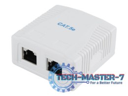 Gniazdo sieciowe CAT5E FTP 2 port