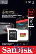 Karta pamięci SANDISK 512 GB Adapter SD
