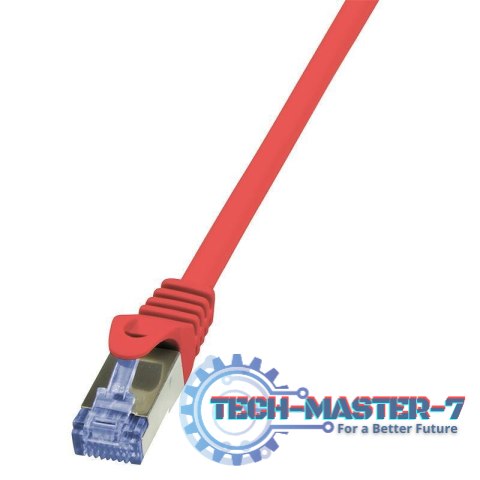 LOGILINK S/FTP Cat.6a 1.5 m Czerwony 1.5 Patchcord LOGILINK S/FTP Cat.6a 1.5 m Czerwony 1.5 Patchcord