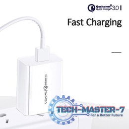 Ładowarka sieciowa USAMS USA000445(1x USB 3.0\3000mA\12V)