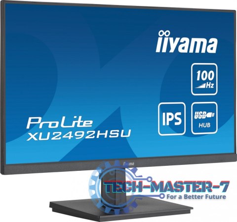 Monitor IIYAMA XU2492HSU-B6 (23.8" /IPS /100Hz /1920 x 1080 /Czarny) Monitor IIYAMA XU2492HSU-B6 (23.8" /IPS /100Hz /1920 x 1080 /Czarny)