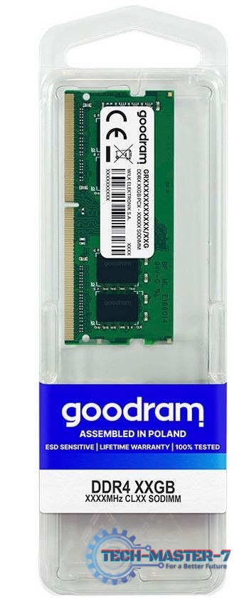 Pamięć GOODRAM (DIMM/DDR4/16 GB/2666MHz/19CL/SINGLE) Pamięć GOODRAM (DIMM/DDR4/16 GB/2666MHz/19CL/SINGLE)