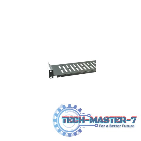 Półka 1U 250mm rack 19, perforowana, czarna Półka 1U 250mm rack 19, perforowana, czarna