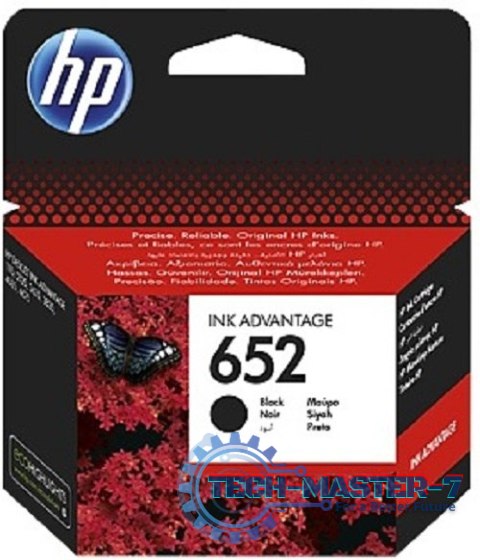 Wkład HP HP 652 Czarny F6V25AE Wkład HP HP 652 Czarny F6V25AE