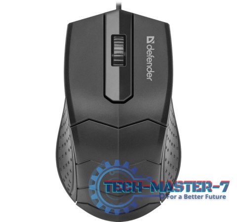Defender Mysz przewodowa optyczna HIT MB-530 1000 DPI Czarna Defender Mysz przewodowa optyczna HIT MB-530 1000 DPI Czarna