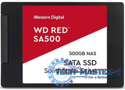 Dysk SSD WD Red SA500 500 GB Red SA500 (2.5″ /500 GB /SATA III (6 Gb/s) /560MB/s /530MB/s) Dysk SSD WD Red SA500 500 GB Red SA500 (2.5″ /500 GB /SATA III (6 Gb/s) /560MB/s /530MB/s)