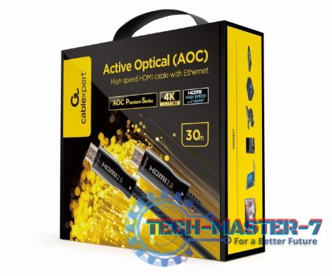 GEMBIRD CCBP-HDMI-AOC-30M-02 30m /sHDMI Typ A Męska HDMI Typ A Męska GEMBIRD CCBP-HDMI-AOC-30M-02 30m /sHDMI Typ A Męska HDMI Typ A Męska