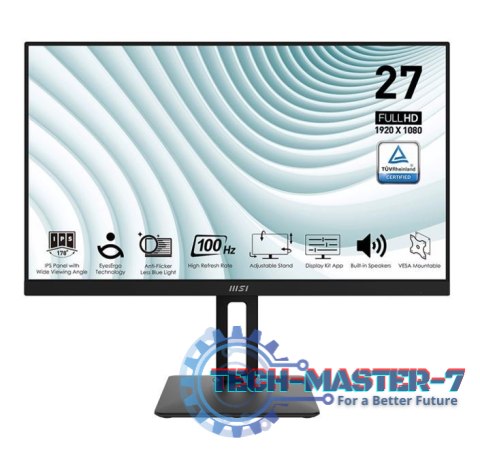 Monitor MSI PRO MP271AP (27" /TFT IPS /100Hz /1920 x 1080 /Czarny) Monitor MSI PRO MP271AP (27" /TFT IPS /100Hz /1920 x 1080 /Czarny)