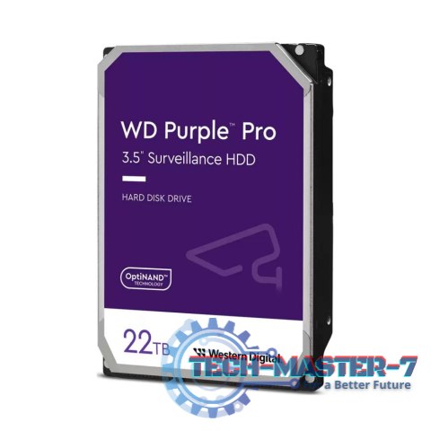 Dysk twardy WD Purple 22 TB 3.5" WD221PURP Dysk twardy WD Purple 22 TB 3.5" WD221PURP