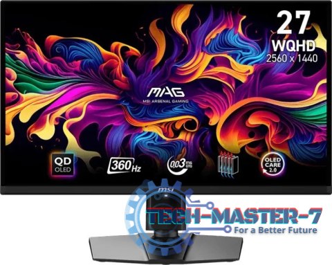 Monitor MSI MAG 271QPX QD-OLED (27" /QD-OLED /360Hz /1920 x 1080 /Czarny) Monitor MSI MAG 271QPX QD-OLED (27" /QD-OLED /360Hz /1920 x 1080 /Czarny)