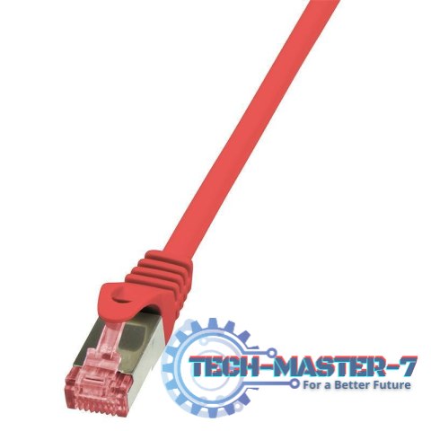 LOGILINK S/FTP Cat.6 3 m Czerwony 3 Patchcord LOGILINK S/FTP Cat.6 3 m Czerwony 3 Patchcord