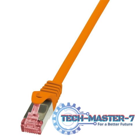 LOGILINK S/FTP Cat.6 3 m Pomarańczowy 3 Patchcord LOGILINK S/FTP Cat.6 3 m Pomarańczowy 3 Patchcord
