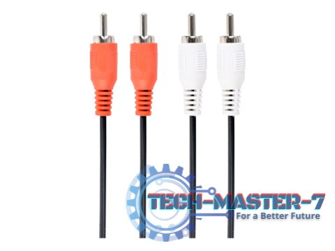 GEMBIRD CCA-2R2R-6 1.8m /s2x RCA 2x RCA GEMBIRD CCA-2R2R-6 1.8m /s2x RCA 2x RCA