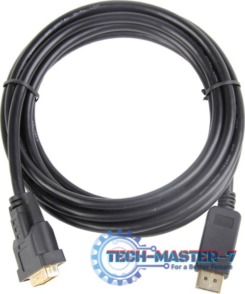 GEMBIRD DisplayPort - DVI 3 m 3m /s1x DVI 1x DisplayPort (wtyk) GEMBIRD DisplayPort - DVI 3 m 3m /s1x DVI 1x DisplayPort (wtyk)