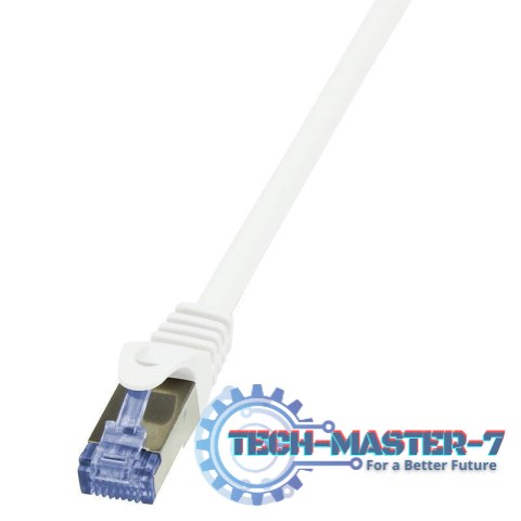 LOGILINK S/FTP Cat.6a 0.5 m Biały 0.5 Patchcord LOGILINK S/FTP Cat.6a 0.5 m Biały 0.5 Patchcord