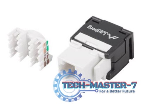 Moduł keystone gniazdo beznarzędziowy RJ45 - LSA UTP kat.6 180 stopni do puszki montażowej Moduł keystone gniazdo beznarzędziowy RJ45 - LSA UTP kat.6 180 stopni do puszki montażowej