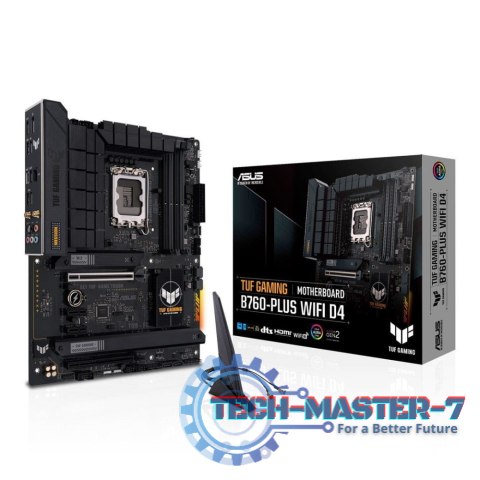 Płyta główna ASUS TUF GAMING B760-PLUS WIFI D4 LGA1700 ATX Płyta główna ASUS TUF GAMING B760-PLUS WIFI D4 LGA1700 ATX