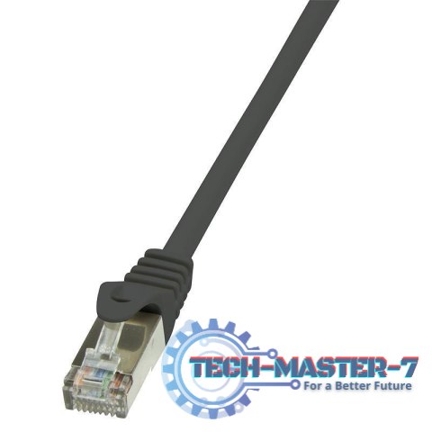 LOGILINK F/UTP Cat.6 3 m Czarny 3 Patchcord LOGILINK F/UTP Cat.6 3 m Czarny 3 Patchcord