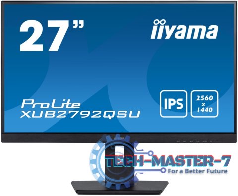 Monitor IIYAMA XUB2792QSU-B5 (27" /IPS /75Hz /2560 x 1440 /Czarny) Monitor IIYAMA XUB2792QSU-B5 (27" /IPS /75Hz /2560 x 1440 /Czarny)
