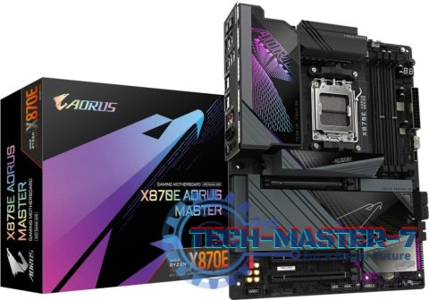 Płyta główna GIGABYTE X870E AORUS MASTER AM5 ATX Płyta główna GIGABYTE X870E AORUS MASTER AM5 ATX