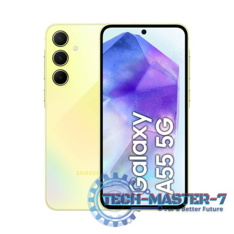 Smartphone SAMSUNG Galaxy A55 5G 8/256 GB Żółty 256 GB Żółty SM-A556BZYCEUE Smartphone SAMSUNG Galaxy A55 5G 8/256 GB Żółty 256 GB Żółty SM-A556BZYCEUE