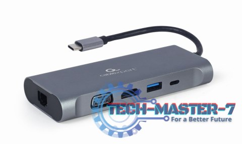 GEMBIRD A-CM-COMBO7-01 (Szary /USB Typ C ) GEMBIRD A-CM-COMBO7-01 (Szary /USB Typ C )