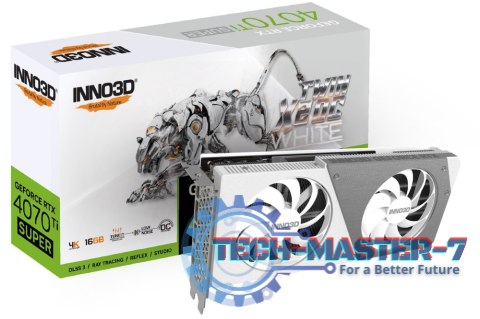 Karta graficzna INNO3D GeForce RTX 4070 Ti SUPER Twin X2 OC White 16GB GDDR6X (N407TS2-166XX-186156W) Karta graficzna INNO3D GeForce RTX 4070 Ti SUPER Twin X2 OC White 16GB GDDR6X (N407TS2-166XX-186156W)