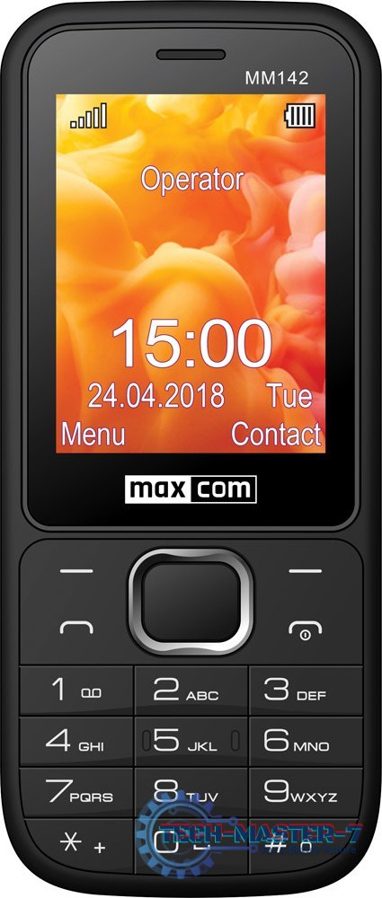 Telefon MAXCOM MM142 Dual SIM Czarny Telefon MAXCOM MM142 Dual SIM Czarny